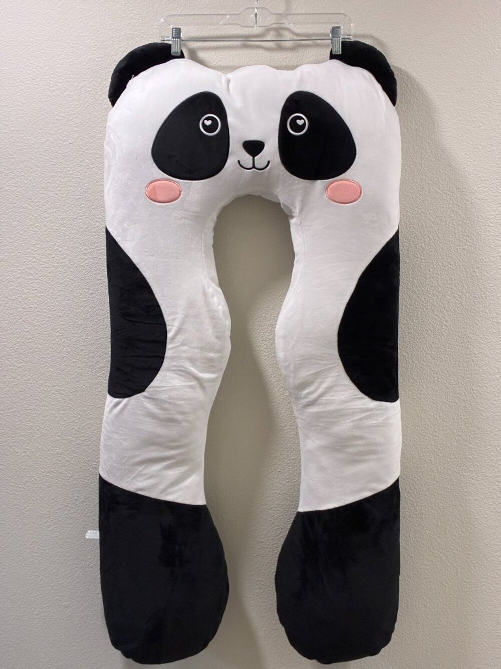 Lunamira Panda Body Pillow U-Shape Plush Soft Animal Ergonomic Kids Pillow EUC
